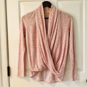 🔥BOGO 50%🔥 XS Pink Criss Cross Cowl Top